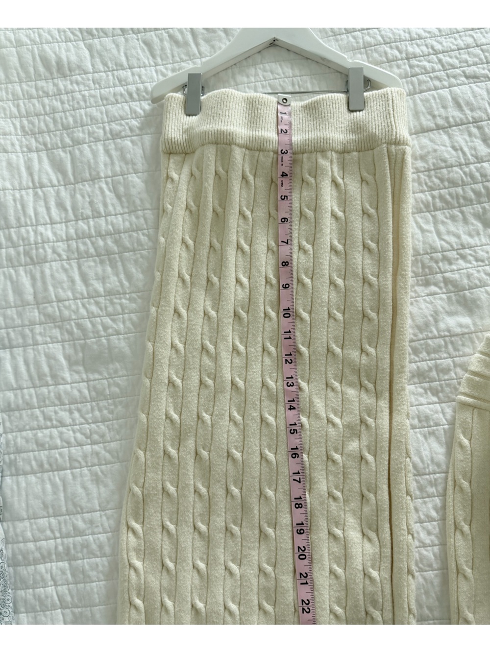 Commense Chunky Ribbed Cardigan & Skirt Set - Picture 6 of 6